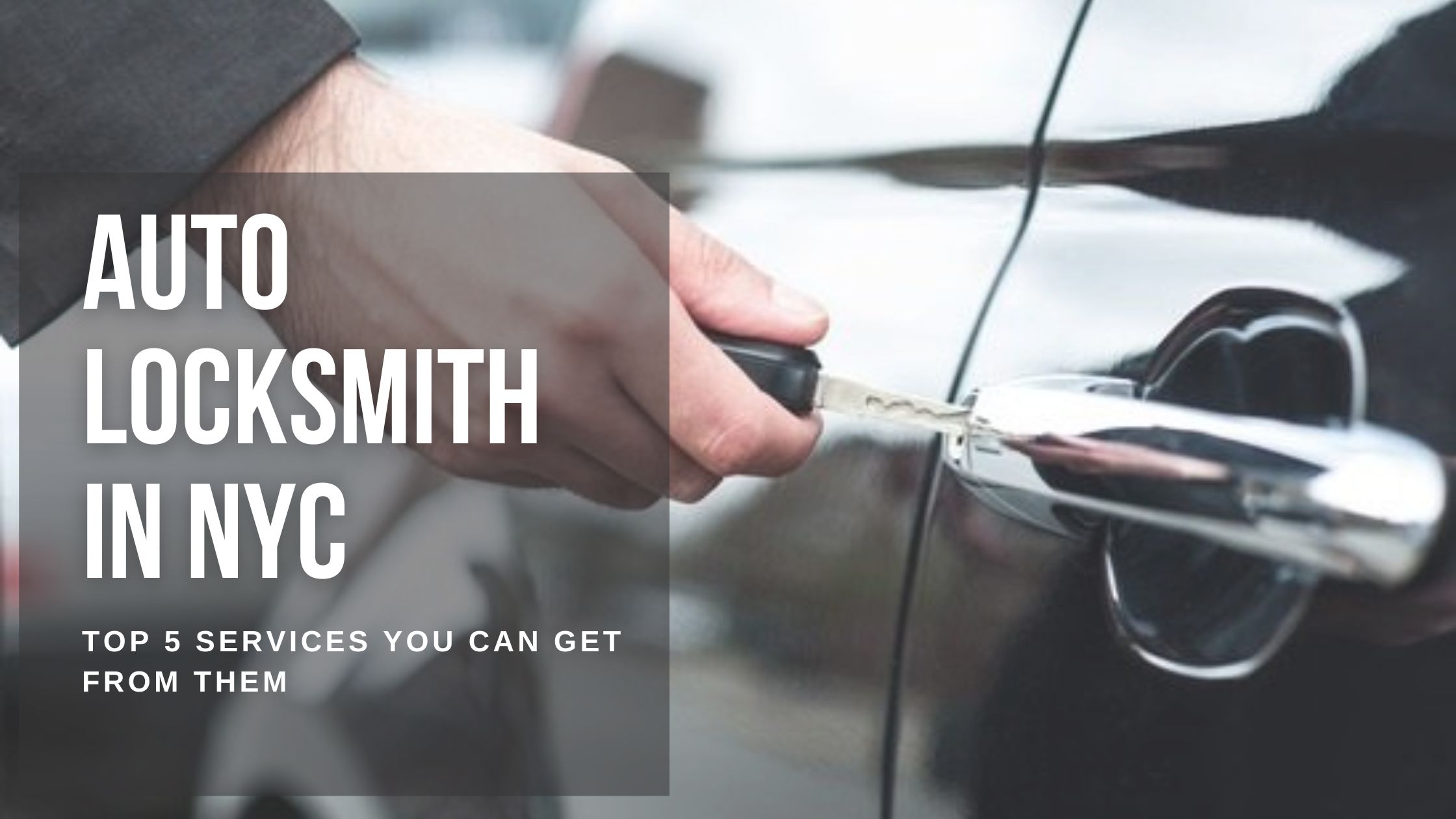 auto locksmith service in nyc